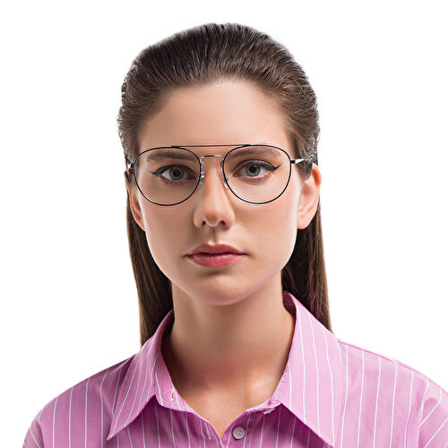 راي بان  نظارات طبية دائرية واسعة للجنسين