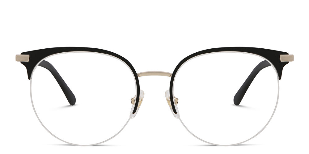 EYE'M TRUE Half Rim Cat Eye Eyeglasses