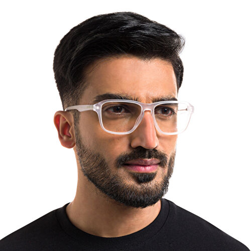 EYE'M UNSTOPPABLE Wide Rectangle Eyeglasses