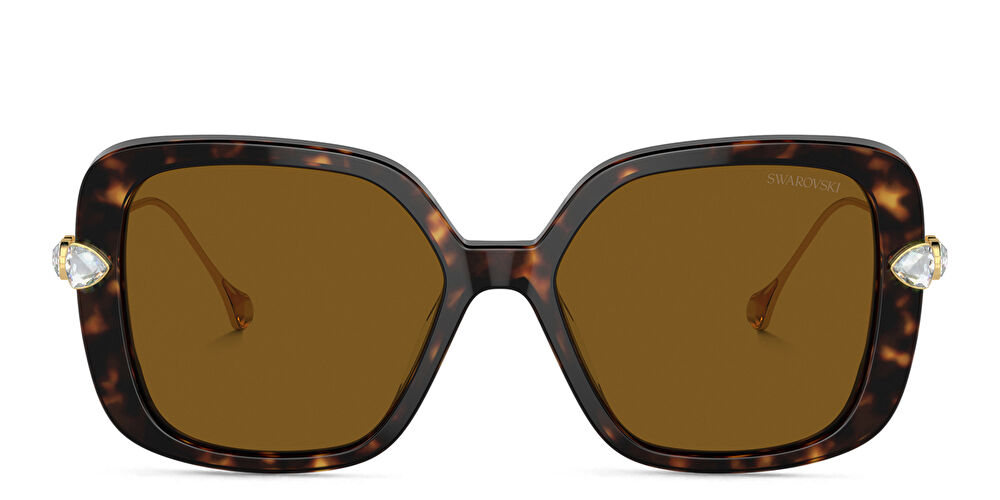 SWAROVSKI Rhinestone Square Sunglasses
