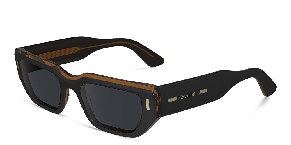 Calvin Klein Logo Unisex Rectangle Sunglasses