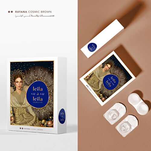 LEILA & LEILA Monthly Color Contact Lenses-Pack of 2