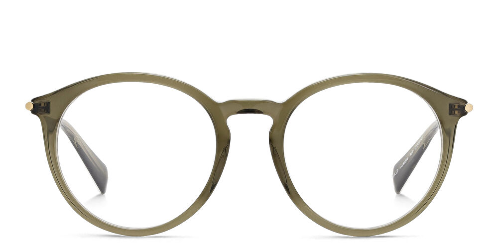 ALLSAINTS Logo Round Eyeglasses