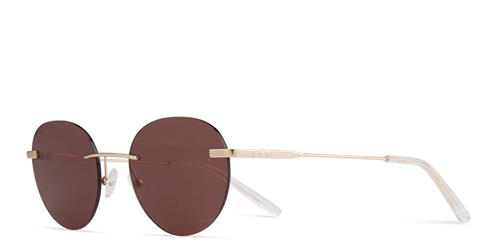 TRICE Rimless Round Sunglasses