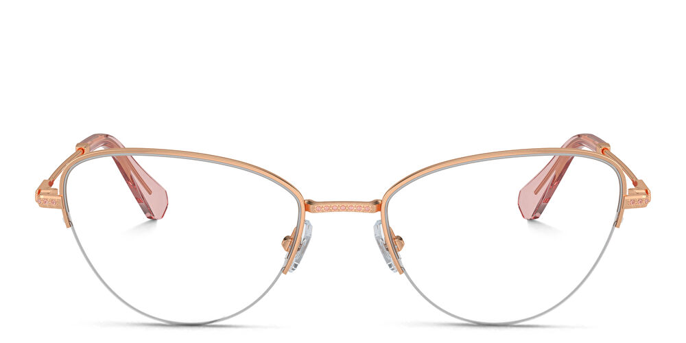 SWAROVSKI Crystal-Embellished Half-Rim Cat-Eye Eyeglasses