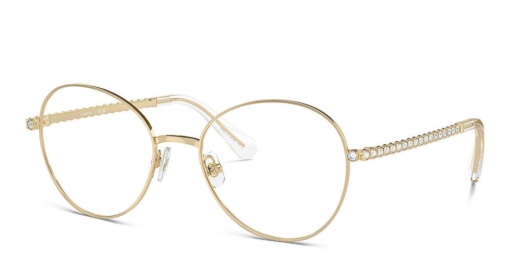 SWAROVSKI Rhinestone Round Eyeglasses