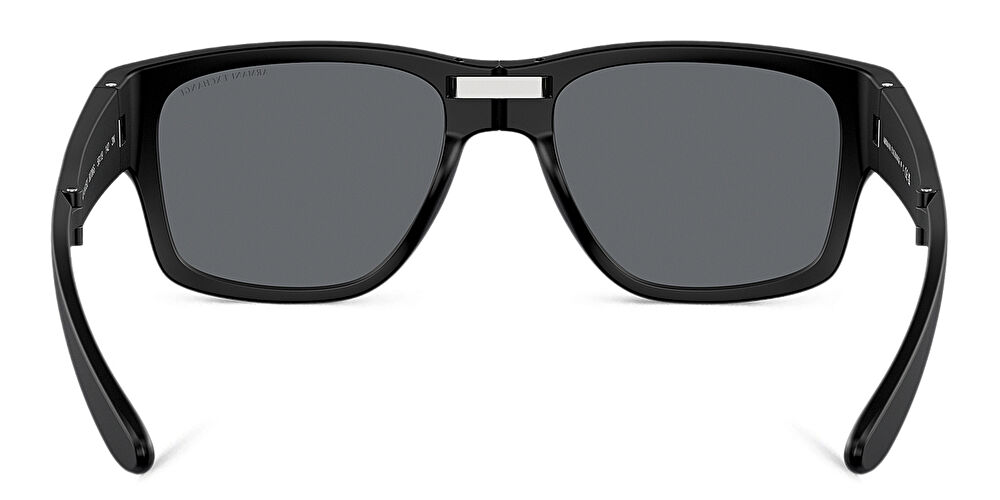 ارماني إكستشينج نظارات شمسية مربّعة بشعار العلامة