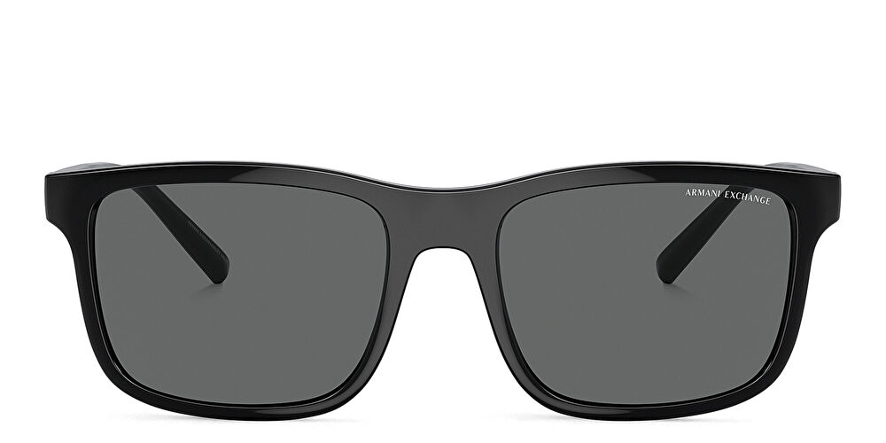 ارماني إكستشينج نظارات شمسية مستطيلة بشعار العلامة