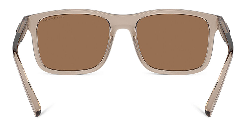 ارماني إكستشينج نظارات شمسية مستطيلة بشعار العلامة