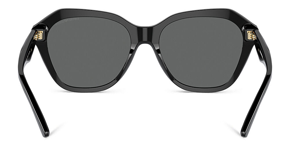 امبوريو أرماني نظارات شمسية غير منتظمة بشعار العلامة