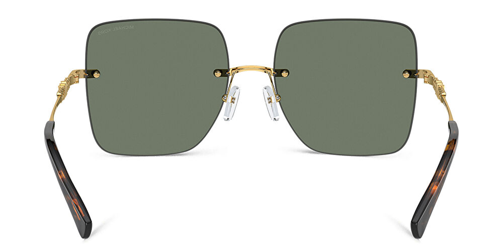 MICHAEL KORS MK Motif Oversized Rimless Square Sunglasses