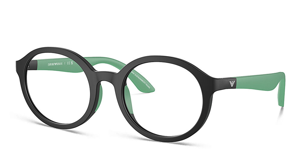 امبوريو ارماني جونيور نظارات طبية دائرية للأطفال بشعار العلامة