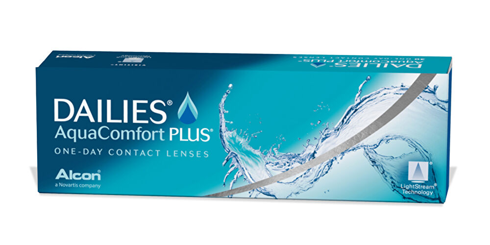 DAILIES AquaComfort PLUS 30 1-Day Clear Contact Lenses